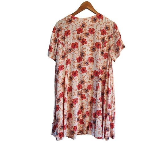 ASTR the Label orange and red floral sheath dress size medium - Picture 2 of 8